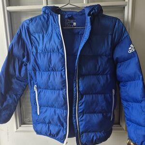 Adidas Kids' Blue Puffer Jacket